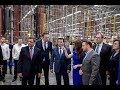 Посета на премиерот Заев и вицепремиерот Анѓушев на компанијата Кромберг и Шуберт