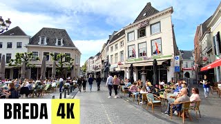 BREDA, NETHERLANDS 🇳🇱 [4K] City Centre — Walking Tour