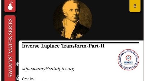 Inverse Laplace Transform Part-II