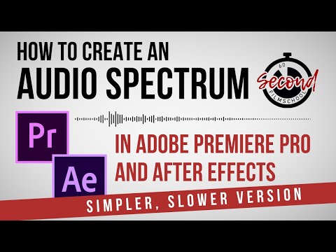 (Slow Version) How to Create an Audio Spectrum in Adobe Premiere and After Effects