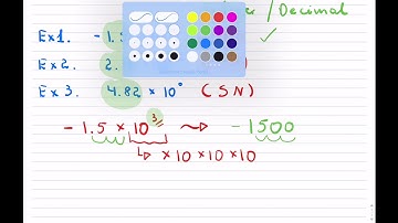 Grade 9 Math - Converting Scientific notation to decimals