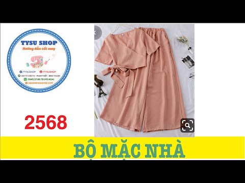 Hướng Dẫn Cắt May Bộ Mặc Nhà | Ở Nhà Với Tysushop 2568