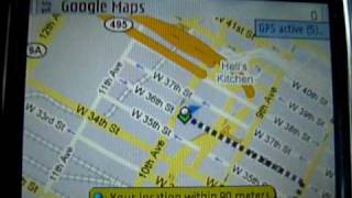 New York City, Nokia E71 GPS, AT&T 3G & Google Maps  = SIMPLE :)