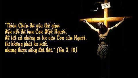 Suy Tôn Thánh Giá ( Ga 3, 13-17 )