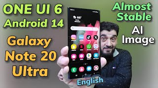ONE UI 6 Android 14 ON Galaxy Note 20 Ultra English