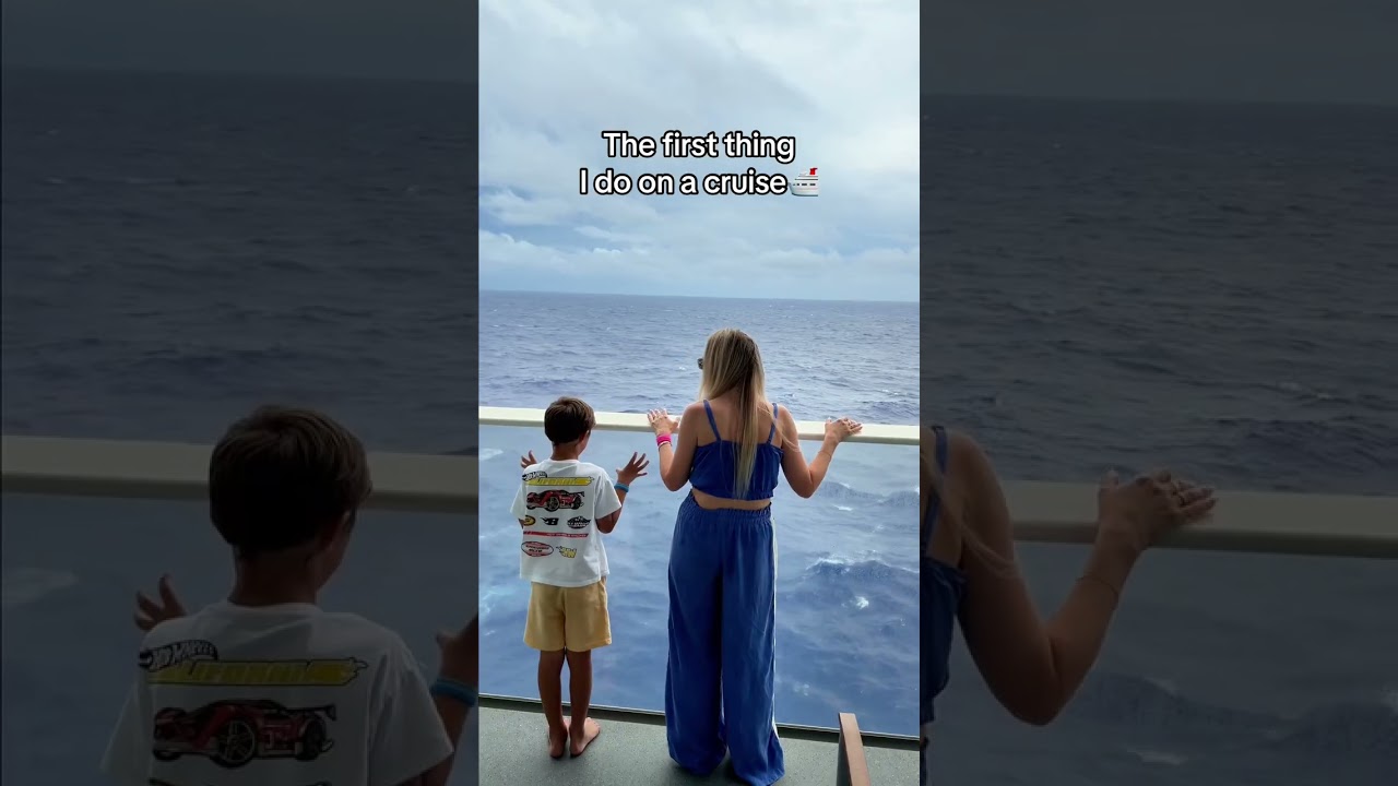 The first thing I do on a cruise🛳️ I share my seasickness prevention tips. I struggled on my first t