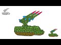 Air defence system drawing | Missile launcher drawing | Rocket launcher drawing #drawing #coloring