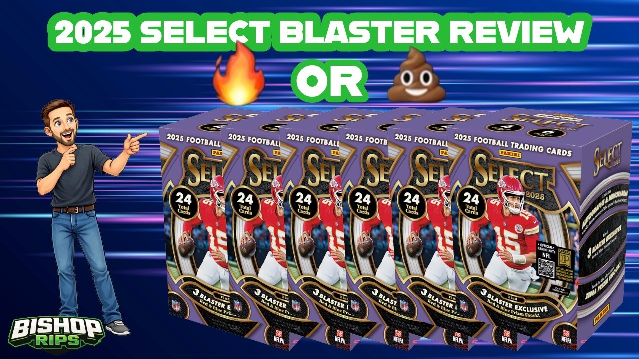 Is it worth it?  Review of 6 blaster boxes of 2025 Select NFL