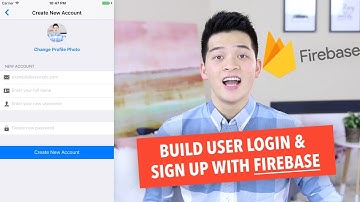 Pt 2/7: Firebase Email Authentication - Design Sign Up and Log In UI