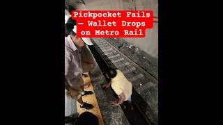 ❌Tourist’s Wallet Falls on the Tracks Mid-Theft #Pickpockets #Rome #Termini #Metro #Italy #Safety