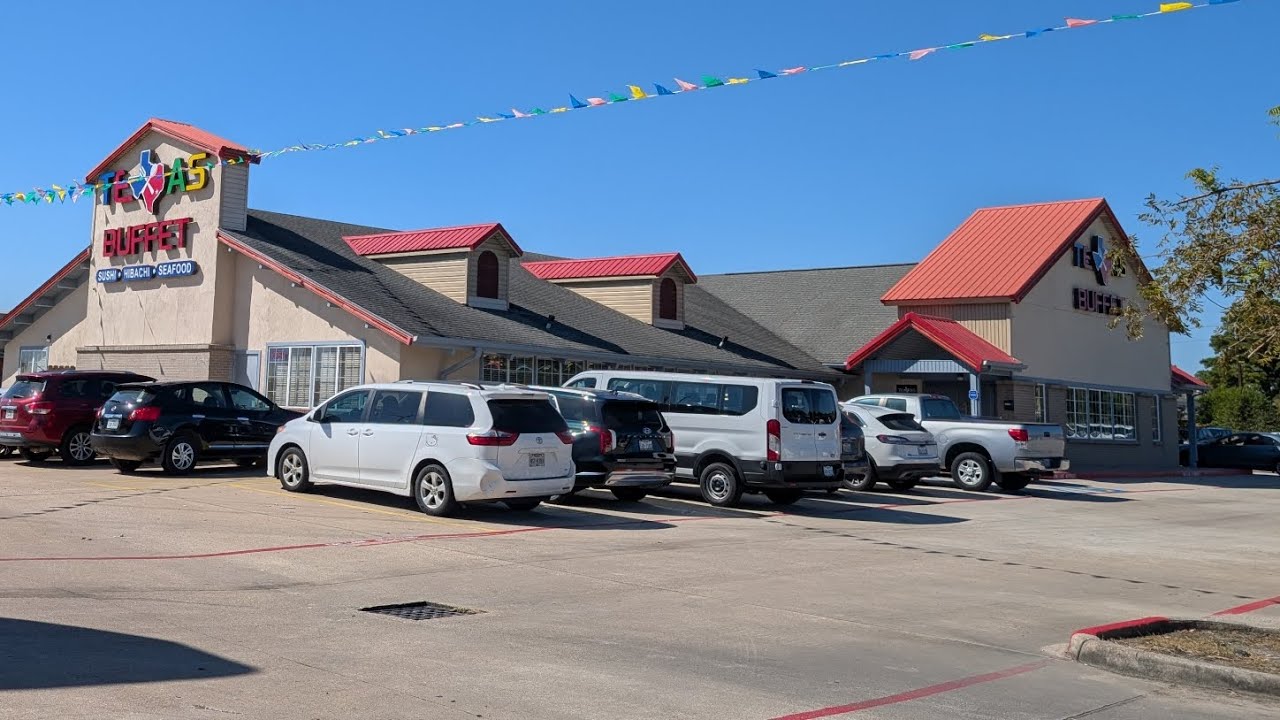 $15 HOUSTON, Texas BUFFET! 4K