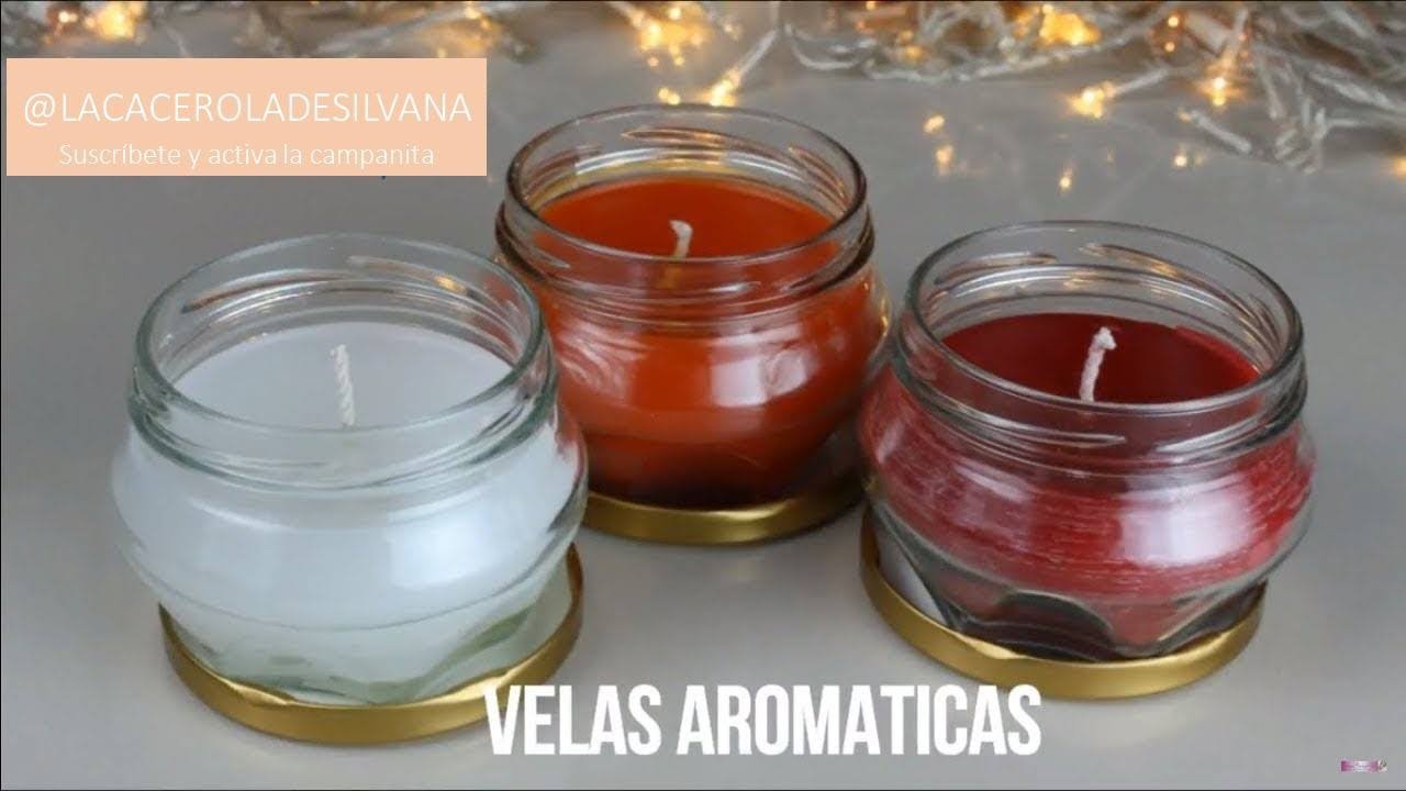Cómo hacer velas decorativas y aromáticas en casa
