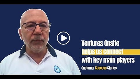 Ventures Onsite Helps Us Connect with Key Players | ESCO | Client Testimonial