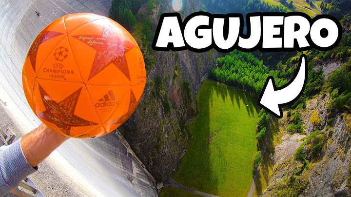 Futgolf desde una presa a 165 m de altura (Fútbol + Golf)