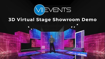 3D Virtual Stage Showroom Demo by VII Events