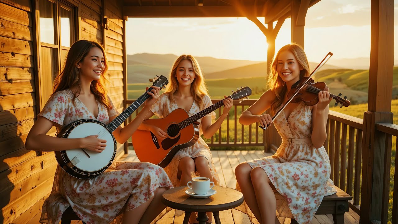 Morning Boost – Uplifting Country Folk with Guitar, Banjo & Fiddle