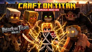 Best Attack On Titan Addon Mcpe 26.0+ | Craft On Titan Addon Showcase | Minecraft Bedrock screenshot 1