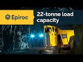 Minetruck MT2200 underground truck from Epiroc