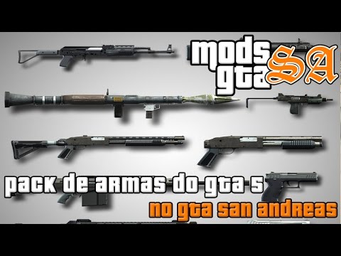 GTA San Andreas Pack de Armas 2016 HD Mod 