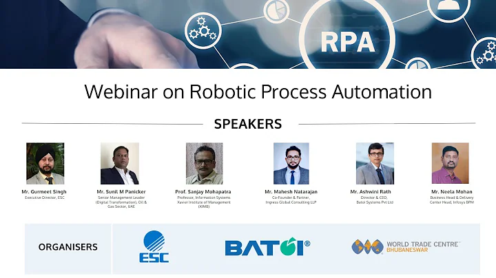 Webinar on Robotic Process Automation (RPA)