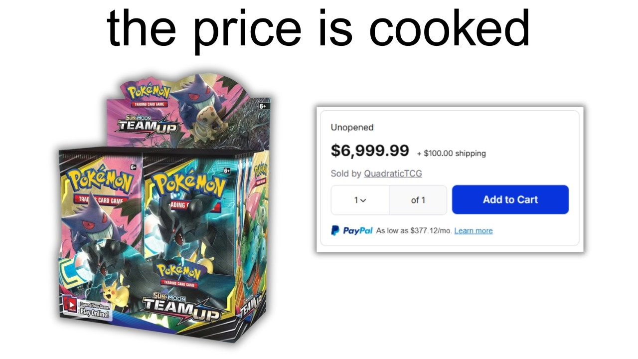 Team Up Booster Box Prices EXPLODE to $7000 Team Up Booster Box Prices EXPLODE to $7000