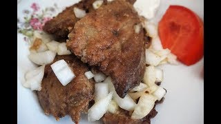 Печень телячья вкусная и мягкая,как приготовить/Veal liver Печень телячья вкусная и мягкая,как приготовить/Veal liver