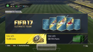 Fifa 17 fut draft