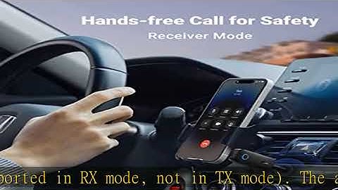 UGREEN Bluetooth 5.0 Transmitter and Receiver 2 in 1 Wireless 3.5mm Bluetooth Adapter, Dual Devices