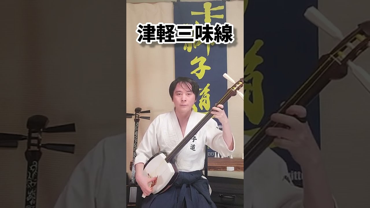 津軽三味線（破れなし、目利きの方に） 皮が割れない津軽三味線（破れなし、ケースつき、目利きの方に）