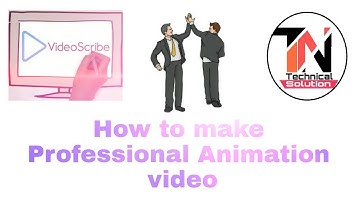 How to make Sketch Animation Videos or white board animation[by techno naren ]