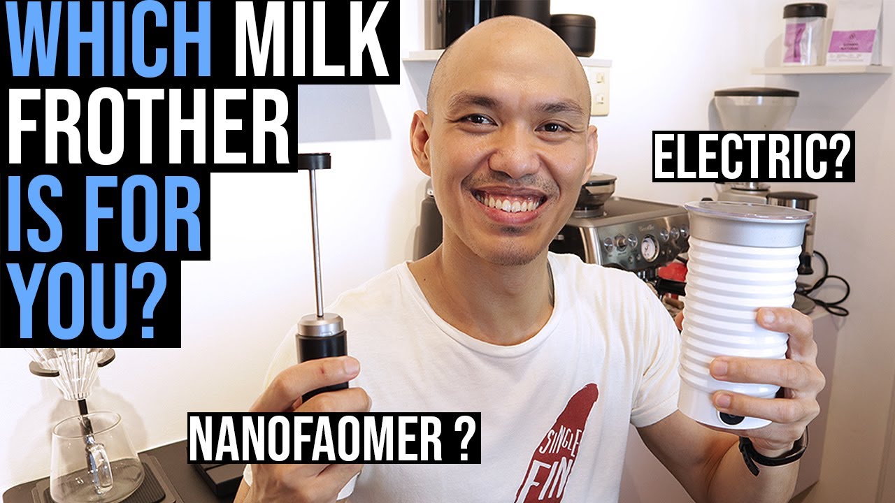 Perfectly textured milk with a milk frother #subminimal #nanofoamer #b, Milk  Frother