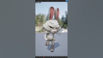 Rabbit #gamedevelopment #zbrush #3dmodeling #characterdesign  #animation #animals #rabbit