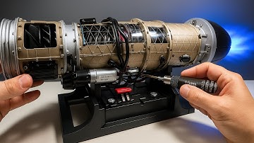 JET ENGINE BUILD | Full Metal Turbojet Engine Model Kit
