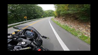 Fun with this beautiful Ninja 650 on the twisties