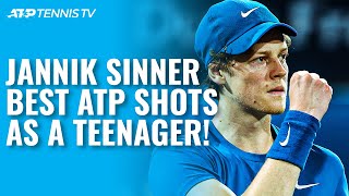 20 INCREDIBLE Jannik Sinner Shots As a Teenager!