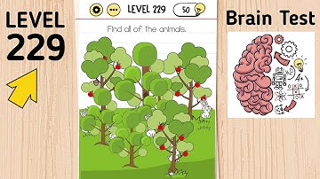 Brain Test Level 229 Find All Of The Animals.