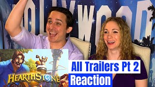 Hearthstone All Trailers Reaction Part 2