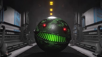 Pacman & Ms-Pacman & Robot Pacman VS Evil Black Spiky Pacman In Amazing Adventure 1