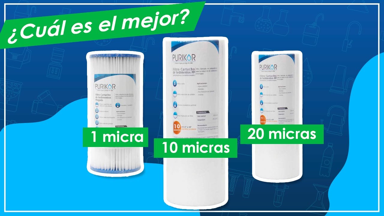 Filtros y purificadores de agua  Cómo elegir lo que te conviene