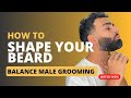 Simple how to shape your beard   every man must watch this shave tutorial  asmr