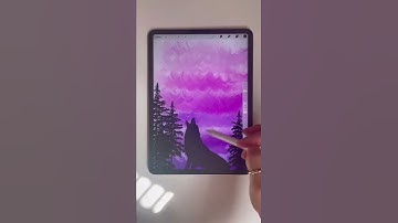 Procreate Tutorial : How to Oil Paint in #procreate with ipad 💜