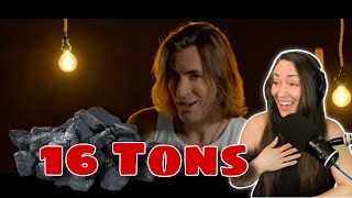 16 tons of MAGIC! | SIXTEEN TONS | Low Bass Singer Cover | Reaction