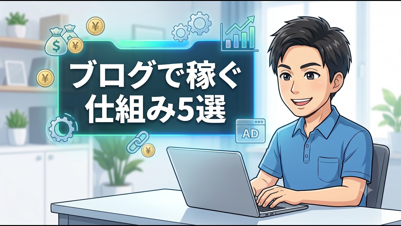 ブログで稼ぐ仕組み5選｜実際にやってみた - YouTube