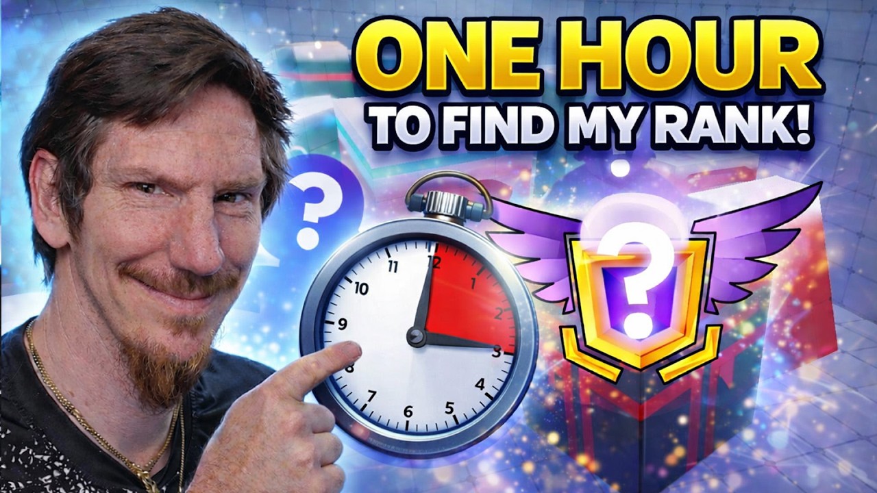 How High Can Dad Rank In 1 Hour! (not Messi)