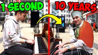 1 Day Vs 10 Years of Playing Piano (in public)