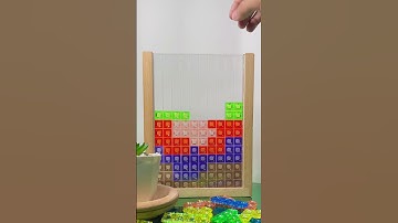 PART 56 || Colorful Tetris ASMR: Gentle Tapping & Block Stacking