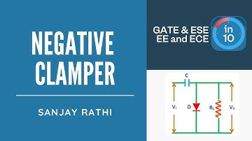 Negative Clamper | GATE & ESE Electrical, Electronics (EE,ECE) | Sanjay Rathi