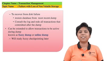 Failure with Loss of Non Volatile Storage - Transaction Management - Database Management System