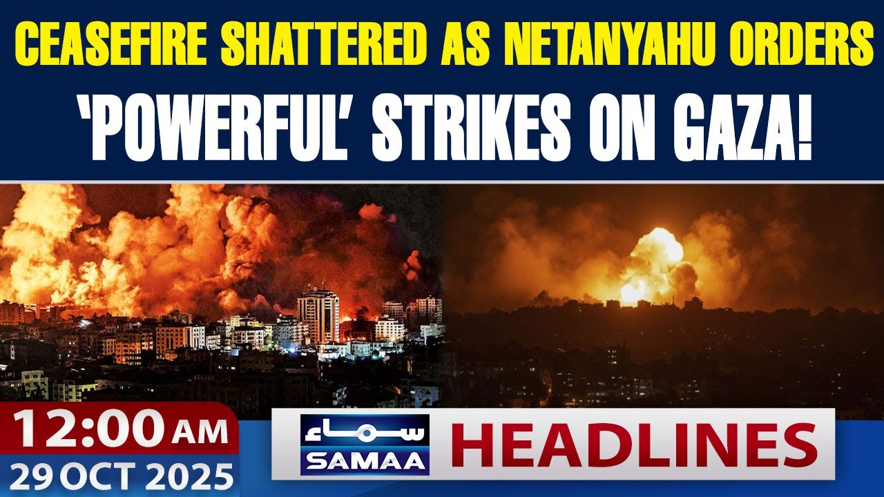 Перемирие в Г@за под угрозой | Нетаньяху отдаёт приказ нанести удары | Новости дня