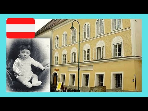 AUSTRIA: House where Adolf Hitler was born in, town of BRAUNAU AM INN